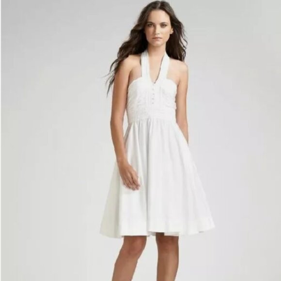 DVF NWT 'Jaelle Gypsy' Halter Dress Size 8 - Picture 1 of 16